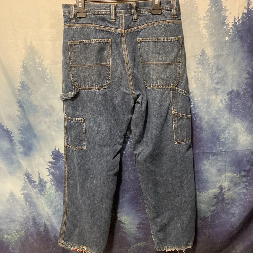 VINTAGE Faded Glory Carpenter Jeans 34x32 Lined